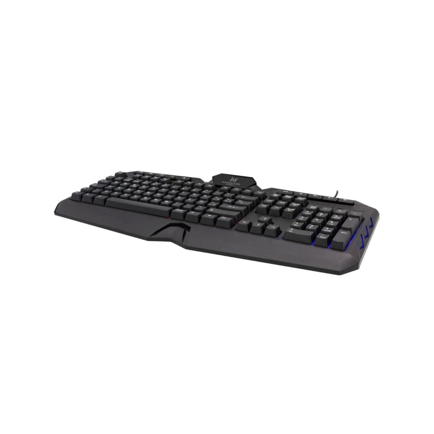 Teclado Gamer USB RGB Negro Onset -2