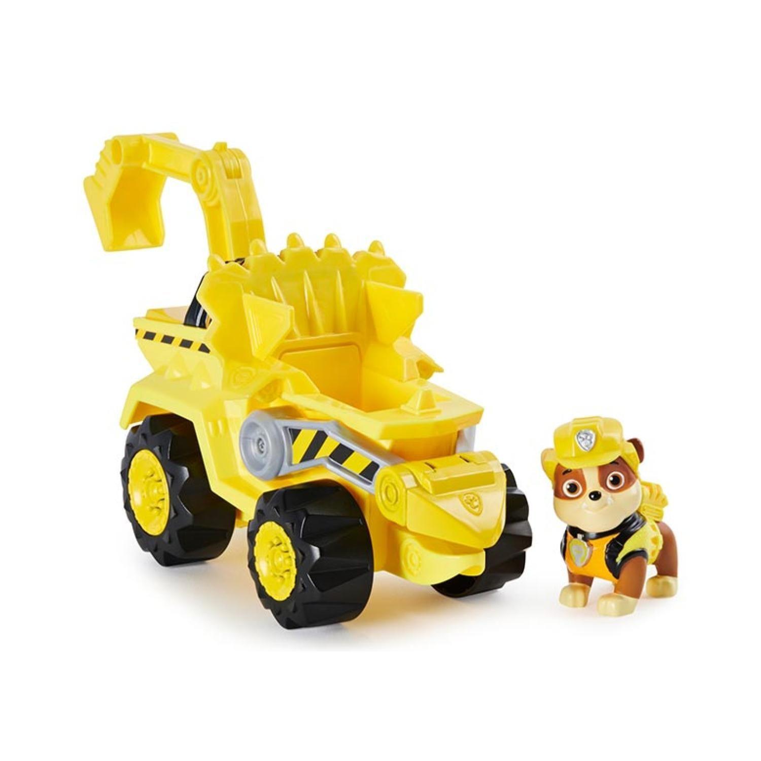 Juguete Rubble Excavadora Amarillo Friccion Paw Patrol-2