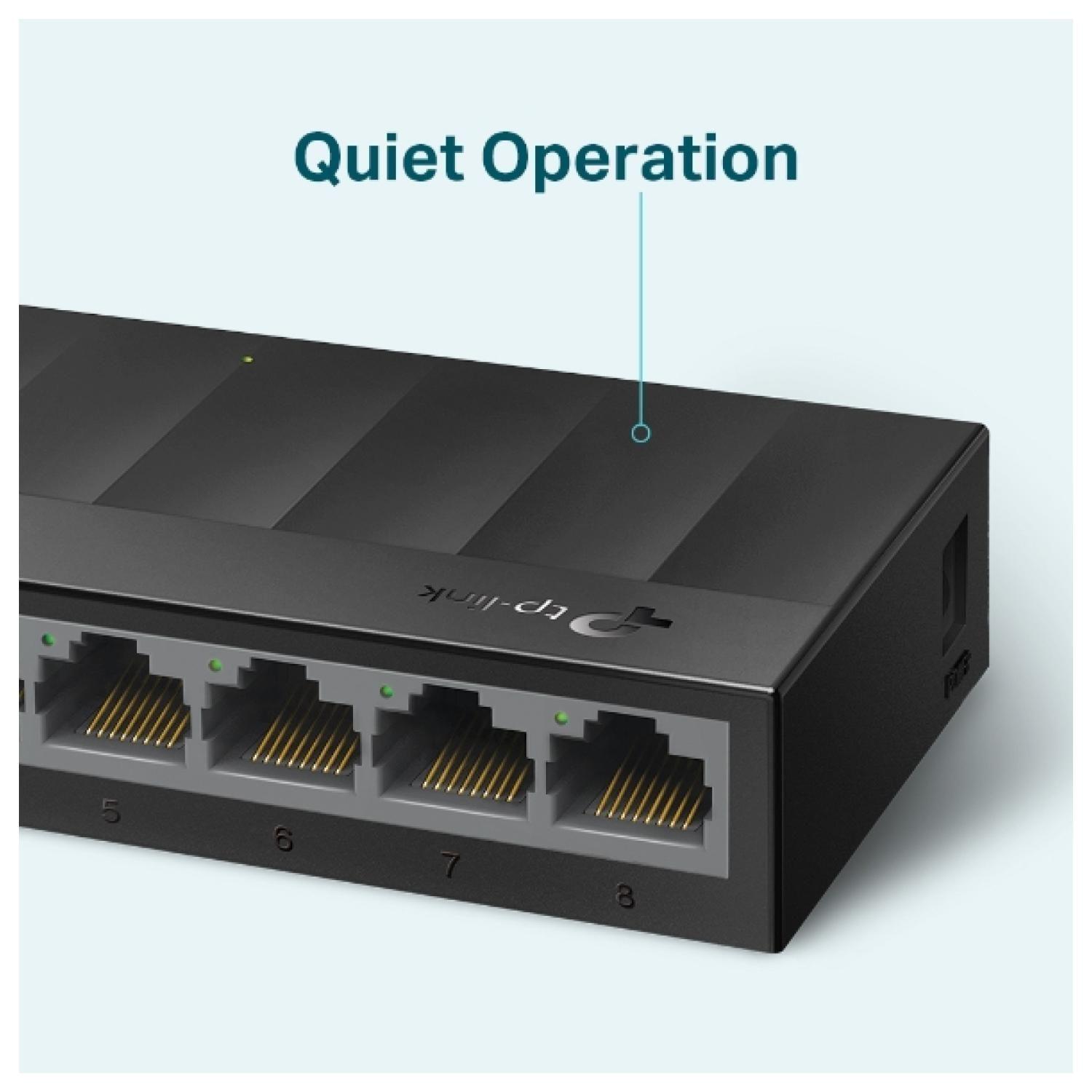 Switch LAN 8 Puertos RJ45 Escritorio LS1008G-3