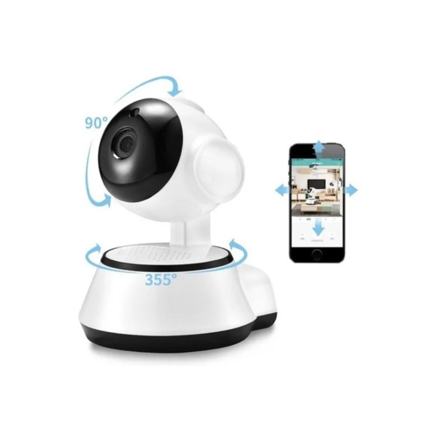 Camara De Seguridad IP WiFi HD 720P Con App Blanco -2