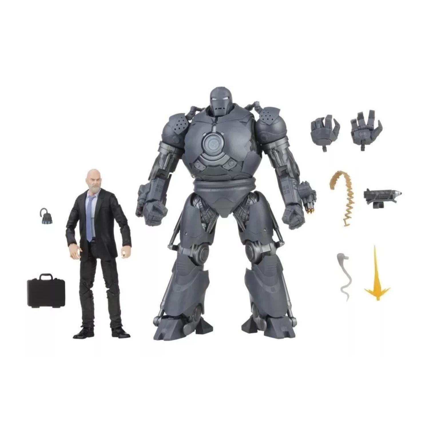 Pack 2 Figuras De Accion Obadiah Stane Y Iron Monger-2