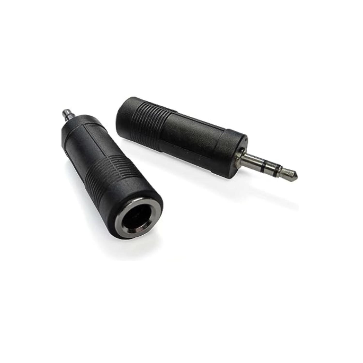 Adaptador De Audio 6.3 Mm Hembra A 3.5 Mm Macho-4