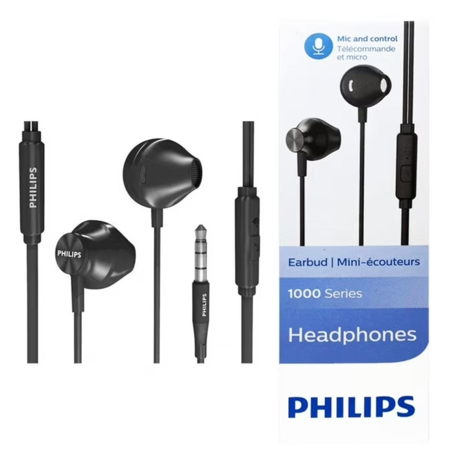 Audifono Manos Libres Jack 3.5 Negro InEar TAUE101 -4