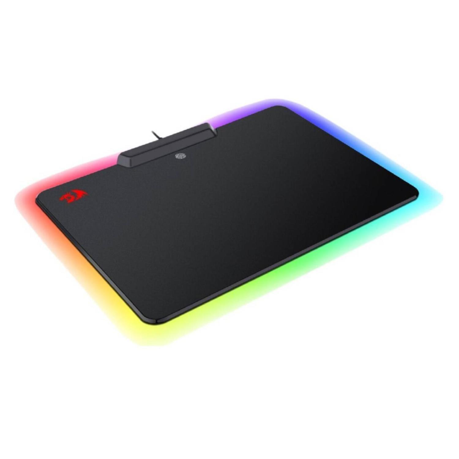 MousePad Gamer RGB USB 35x25cm Negro Epeius -2