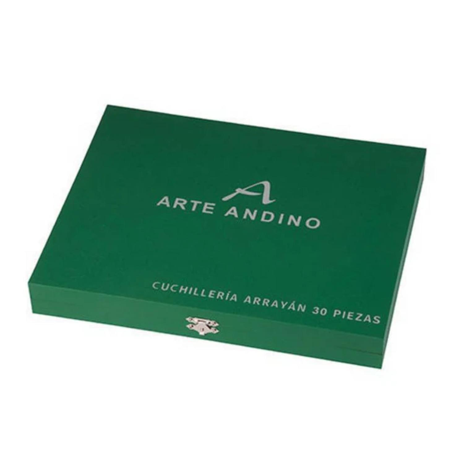 Set De Cuchilleria Elegante 30 Piezas Clasicas Arte Andino-2