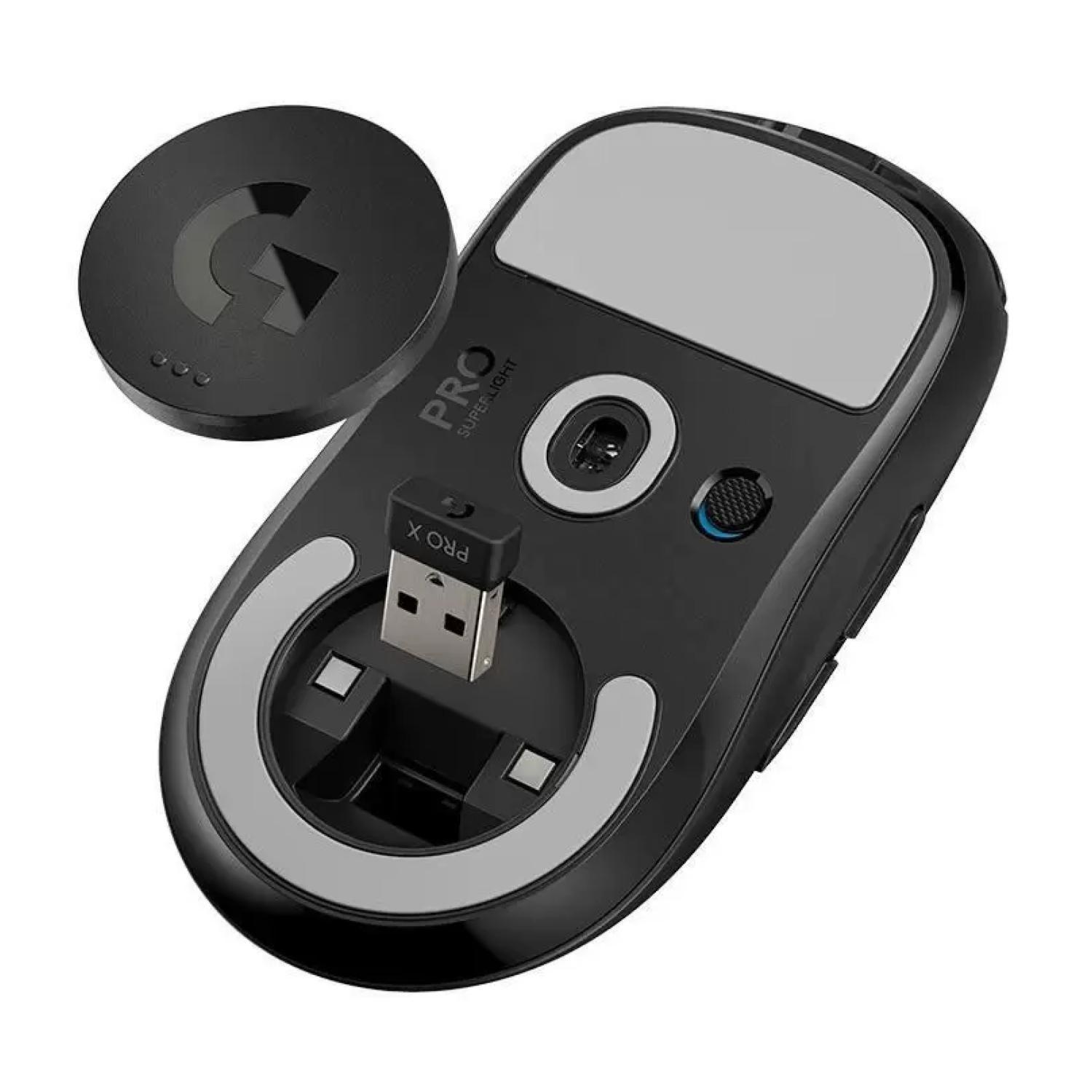 Mouse Inalambrico USB Pro X 5 Botones 25600 DPI Negro Superlight -3