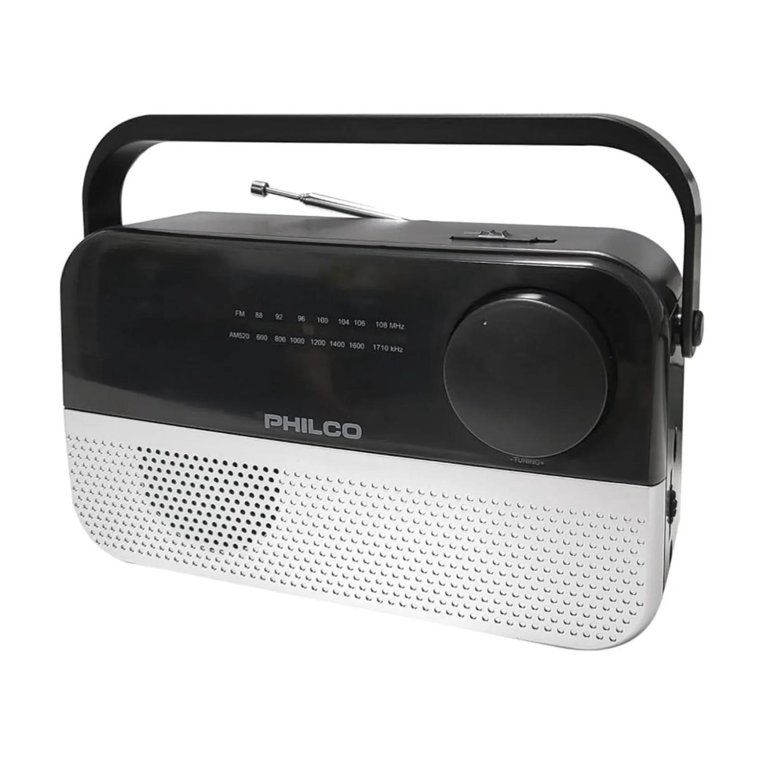 Radio Portatil AM FM Bluetooth AUX Negro CR220B-0