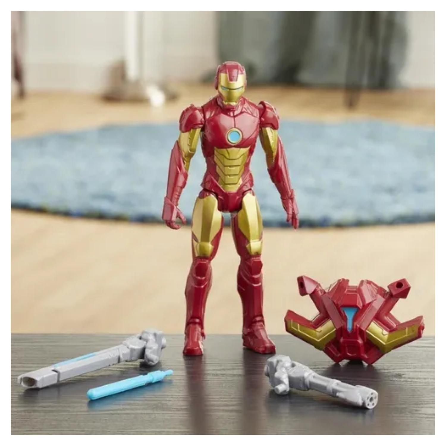Juguete Figura Iron Man 30cm Con Accesorios Infantil-2