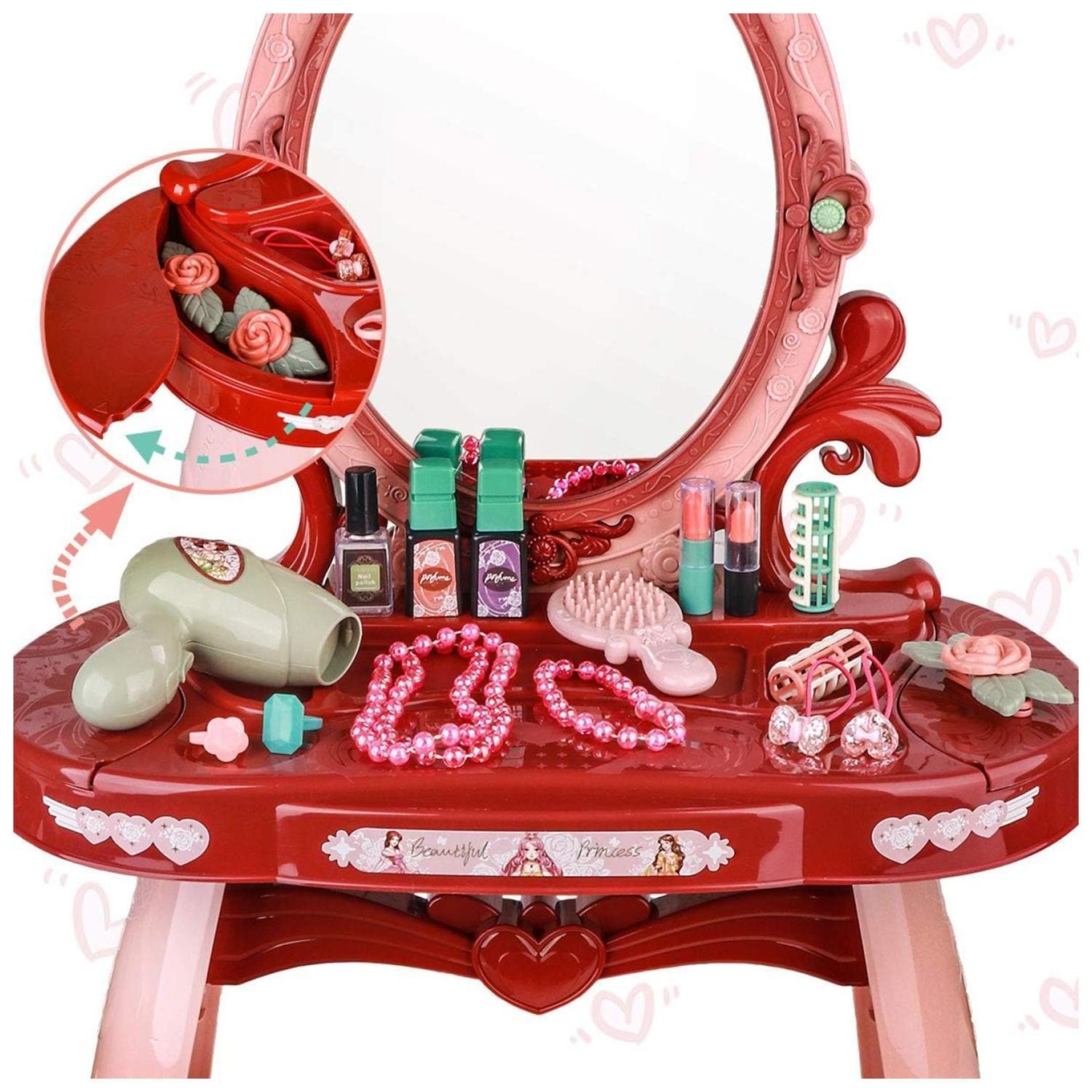 Juguete Tocador Con Asiento 27 Piezas Luz Y Sonido Infantil-4