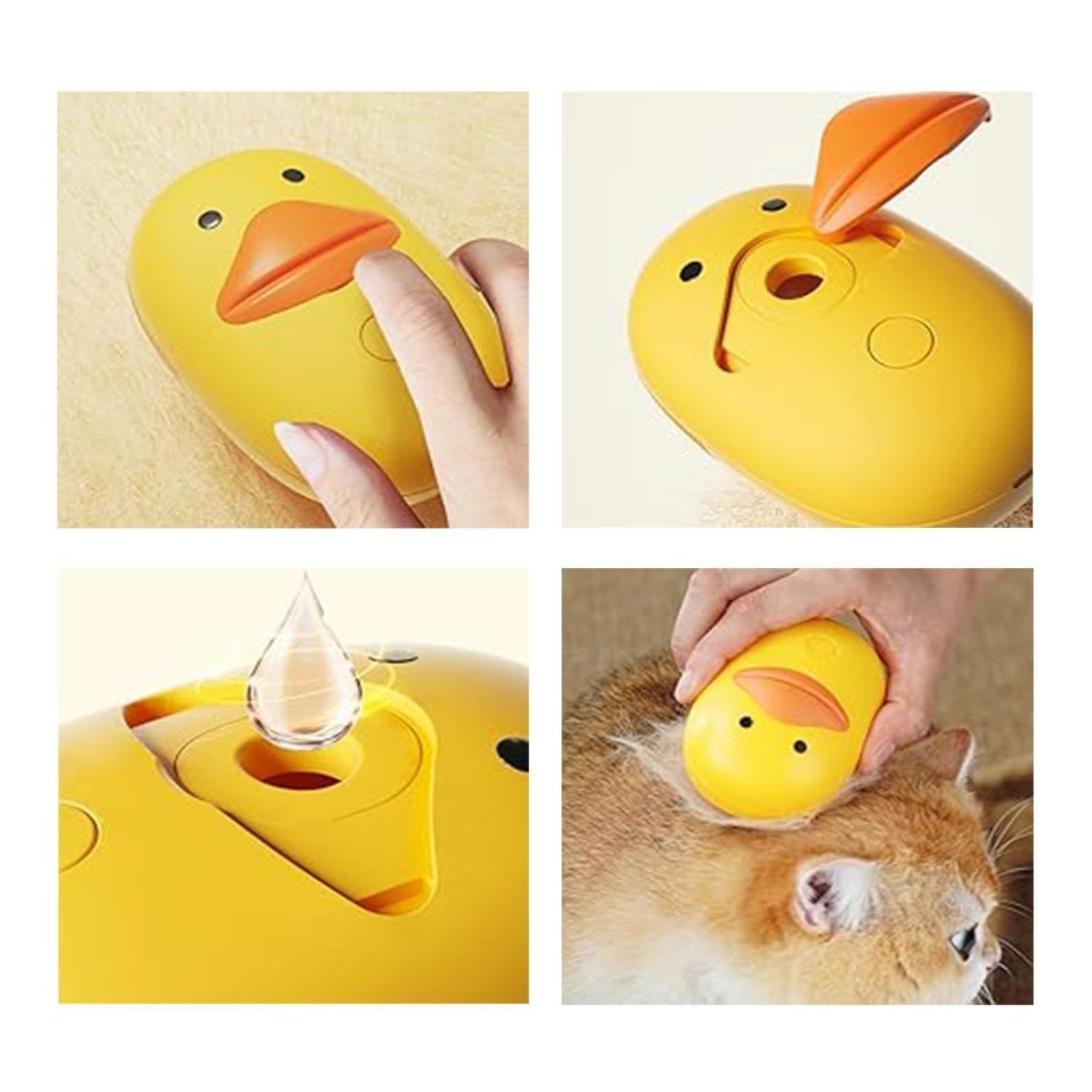 Cepillo Con Vapor Para Limpieza Y Masajes Para Mascotas Amar-2