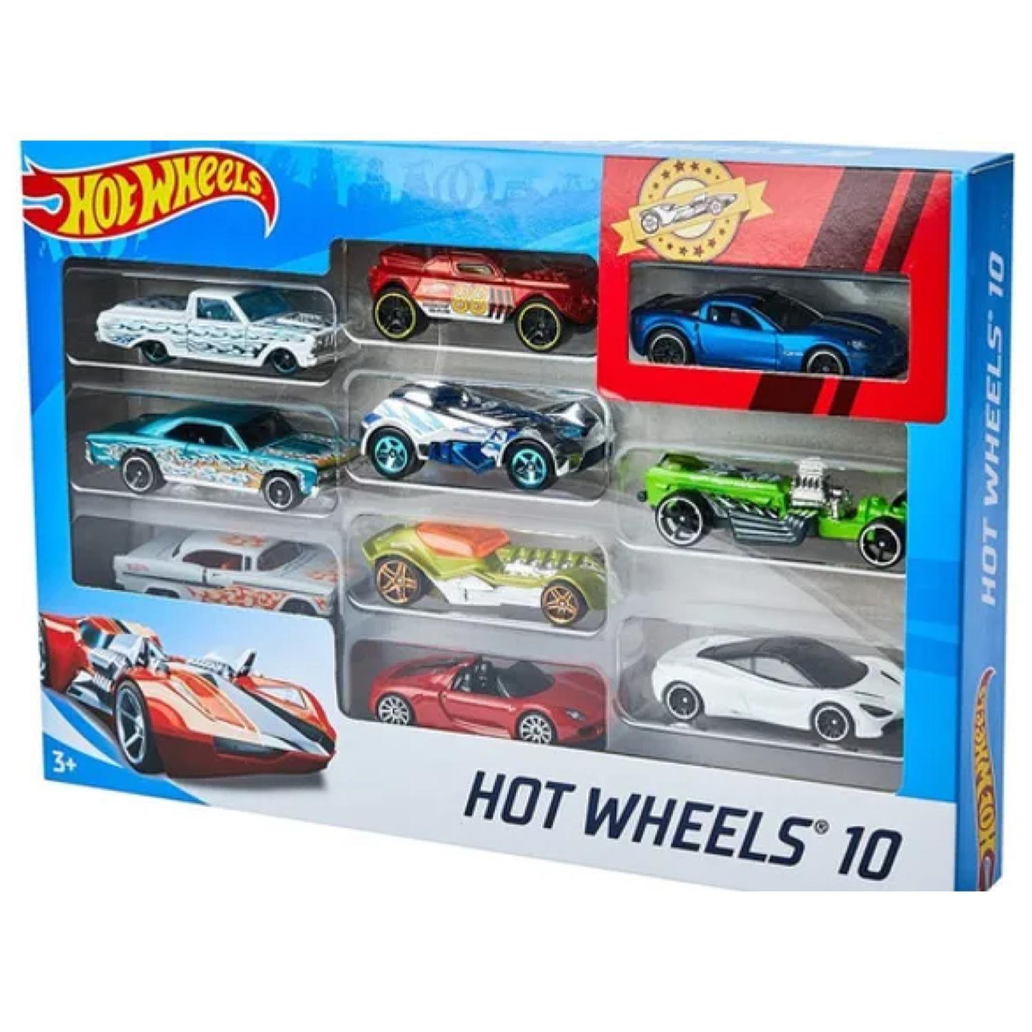 Juguete Figuras Hot Wheels 10 Piezas Coleccionables Infantil-1