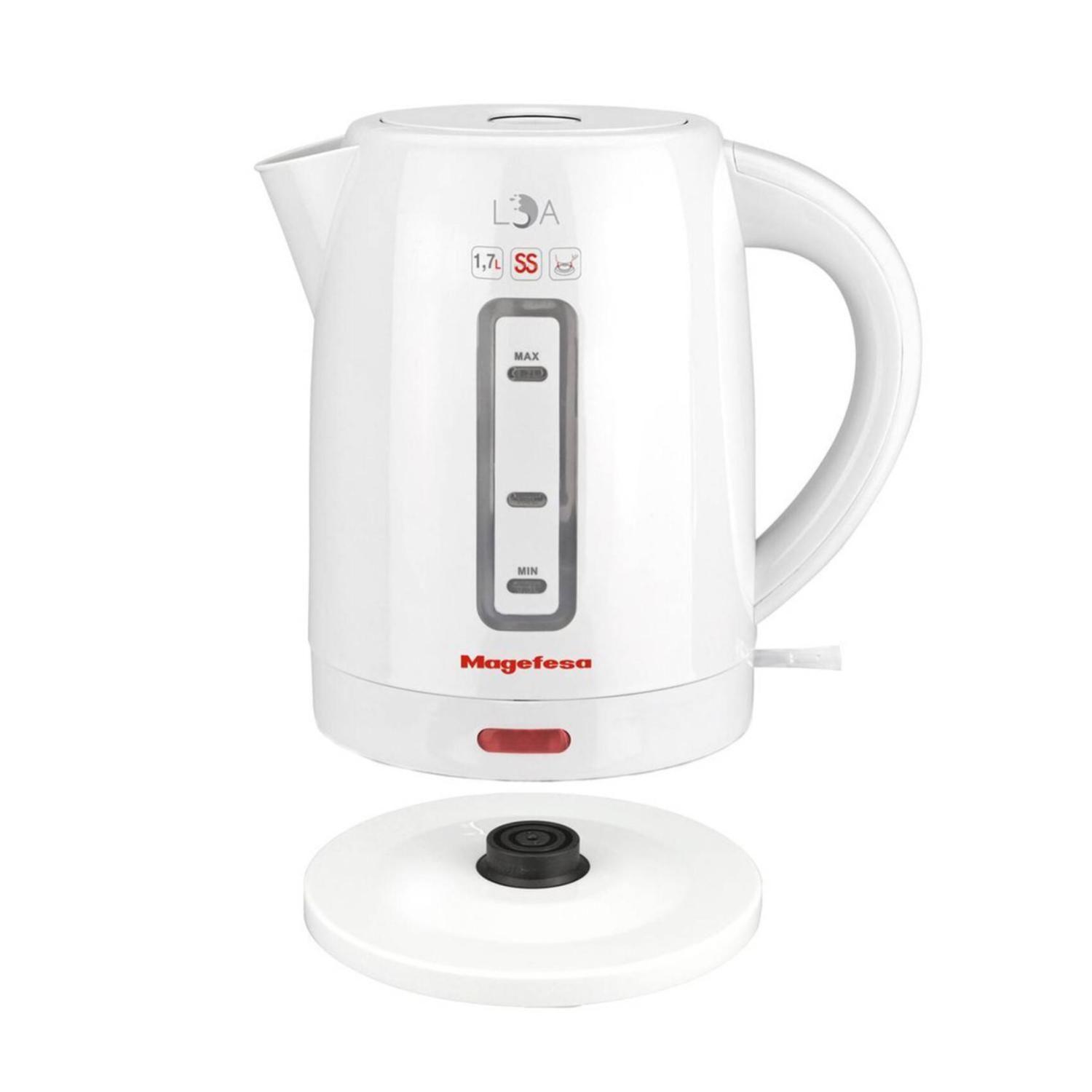 Hervidor Electrico 1700ml 1800W Blanco LOA 3635-1