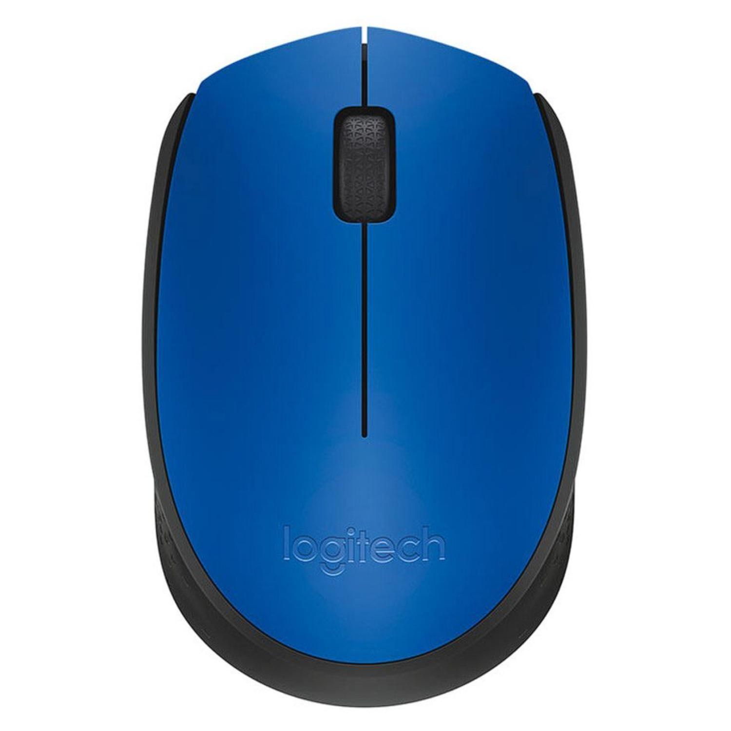 Mouse Inalambrico Oficina M170 Azul-0