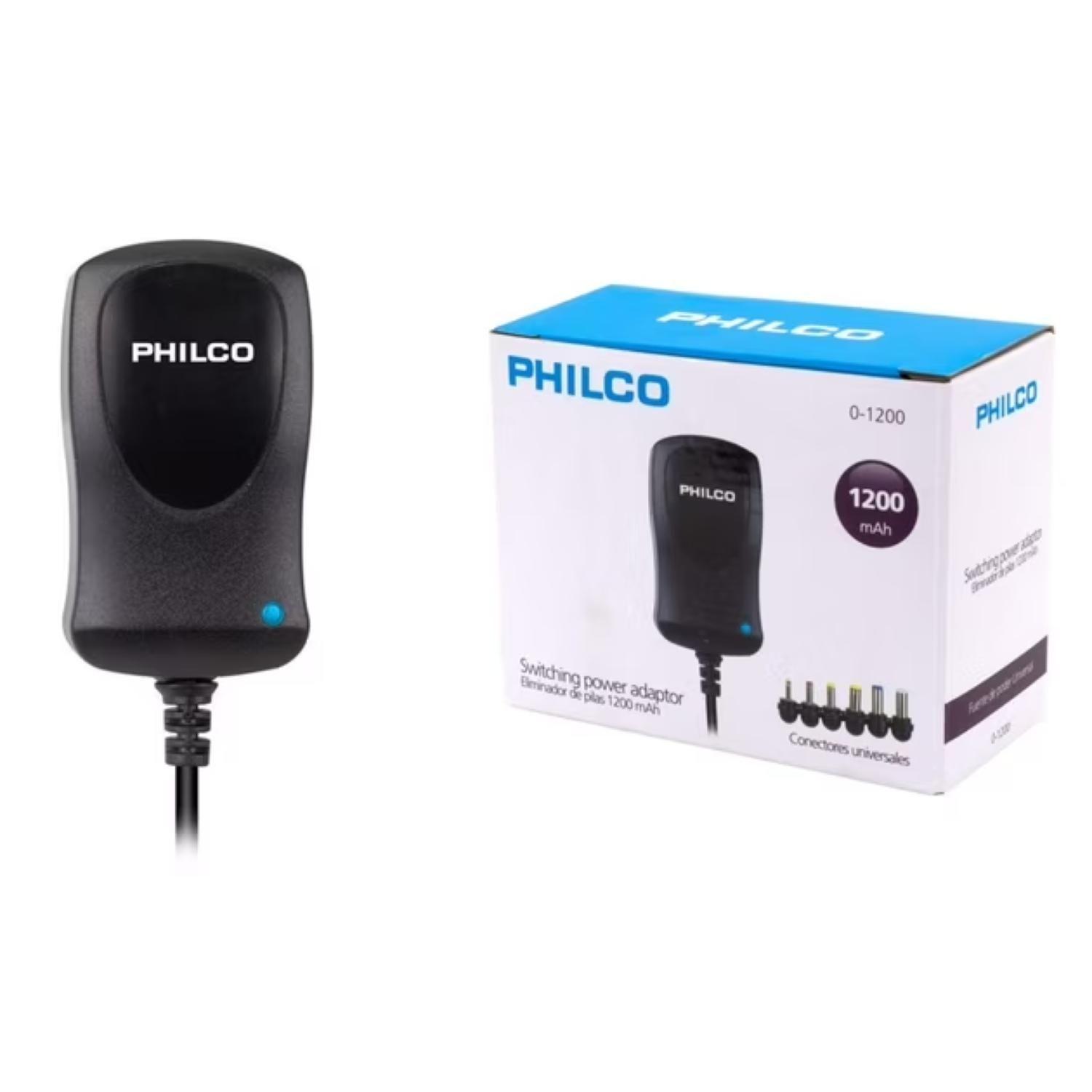 Eliminador De Pilas 1200mAh 6 Puntas Diferentes Negro-3