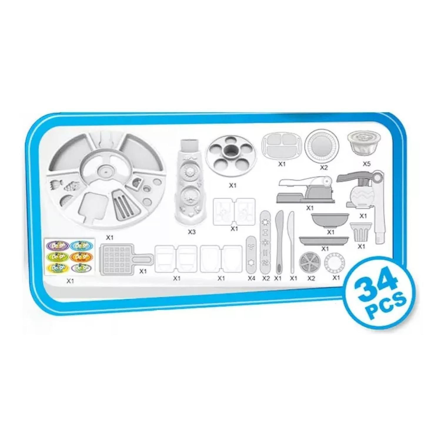 Juguete Mesa Didactica Con Accesorios Plasticina Infantil-2