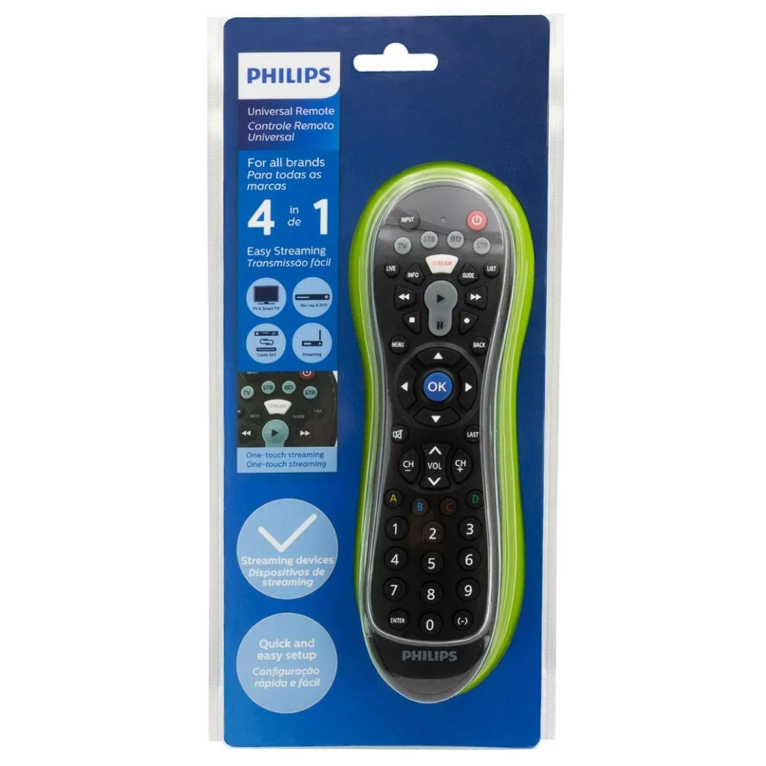 Control Remoto Universal 4 En 1 Negro SRP3014-4