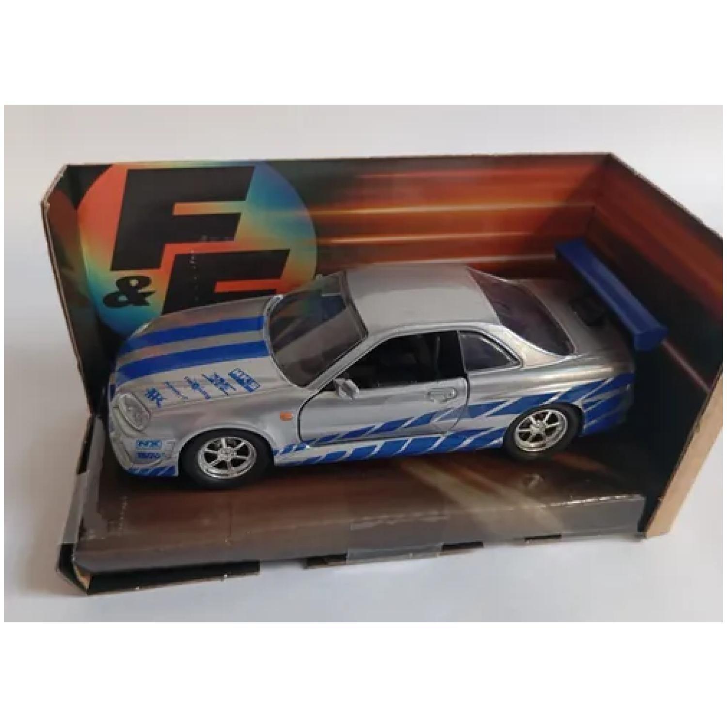 Juguete Auto Brian o'conner Rapidos Y Furiosos Skyline 1:32-3