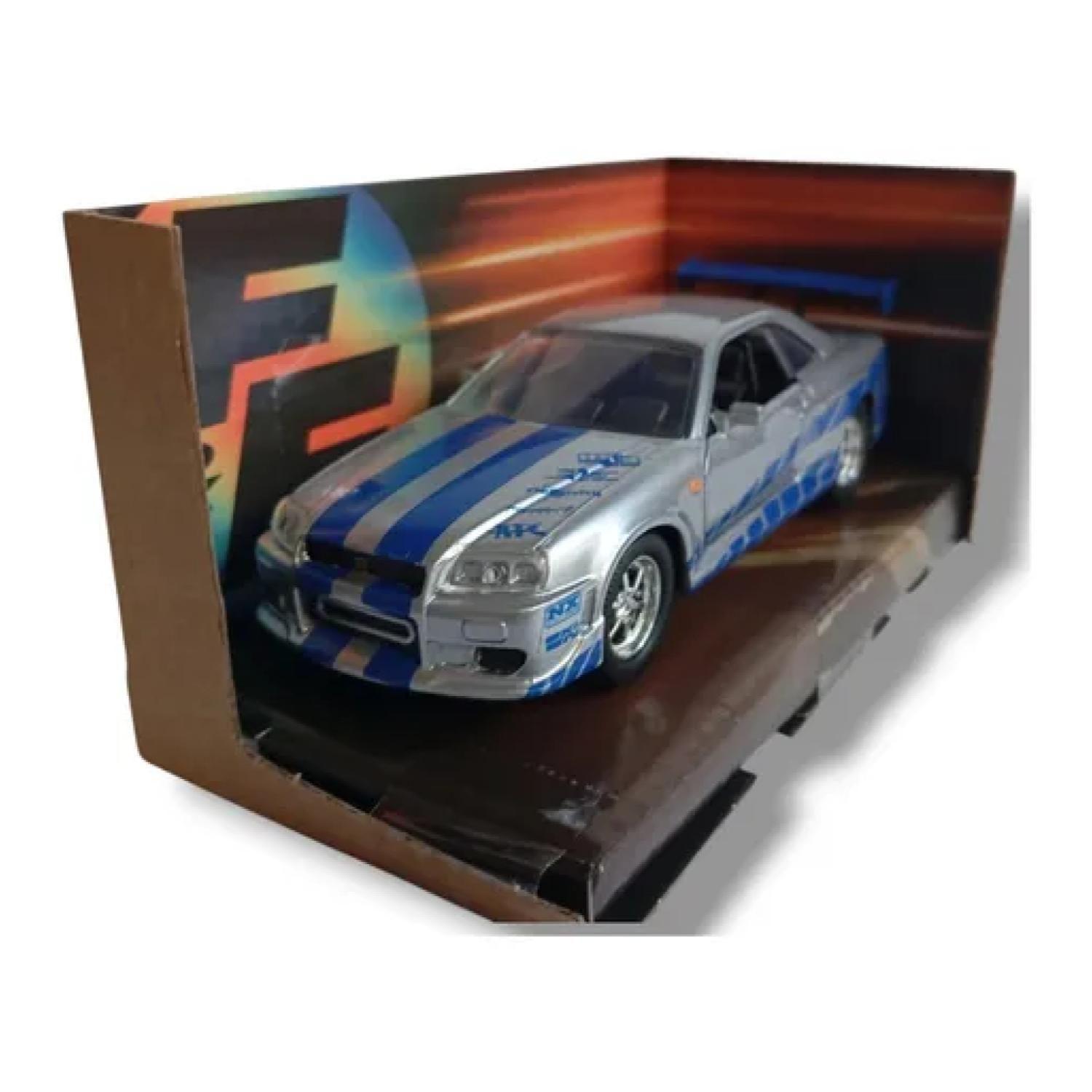 Juguete Auto Brian o'conner Rapidos Y Furiosos Skyline 1:32-4