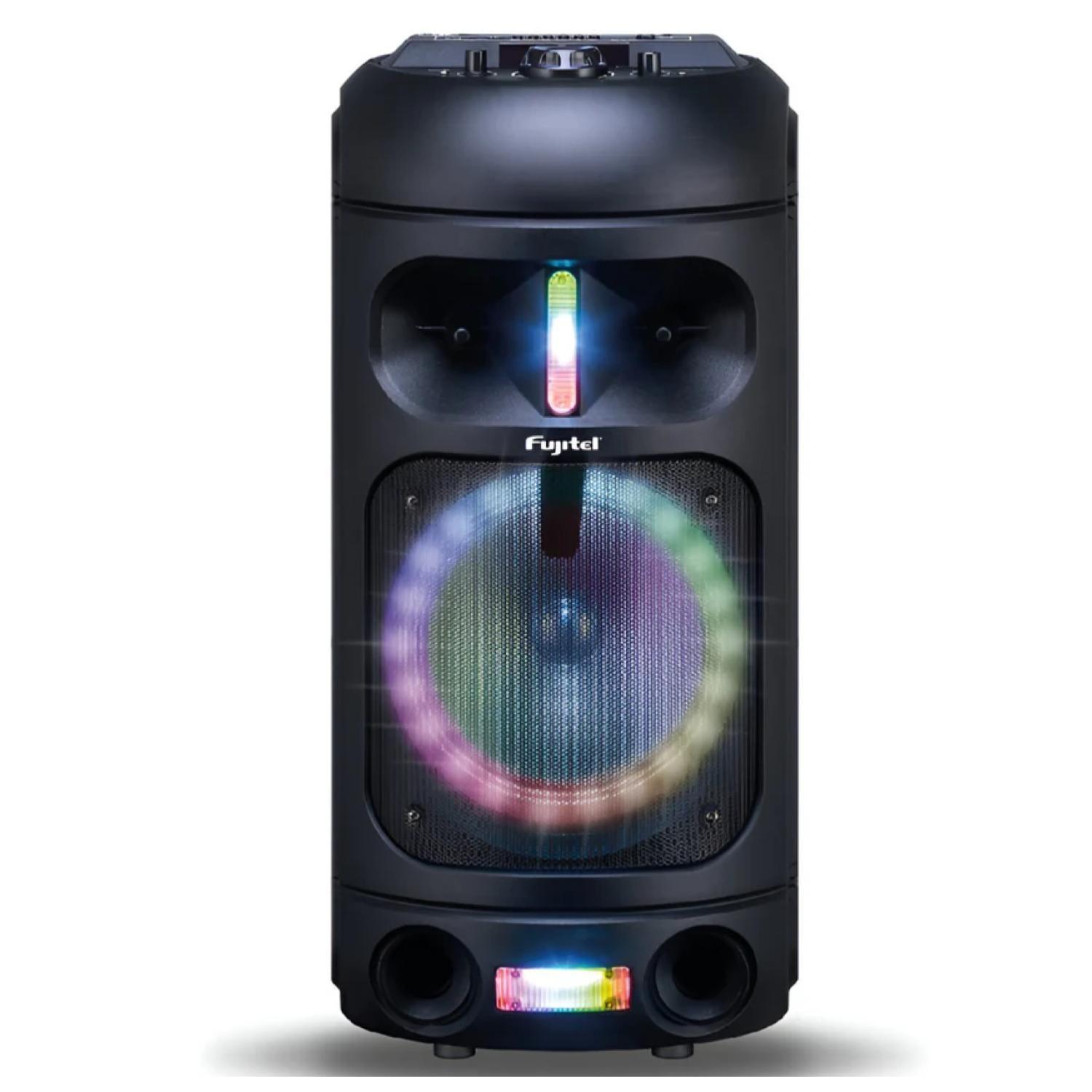 Parlante Bluetooth Karaoke 8" 15W RGB Con Microfono Fujitel-0