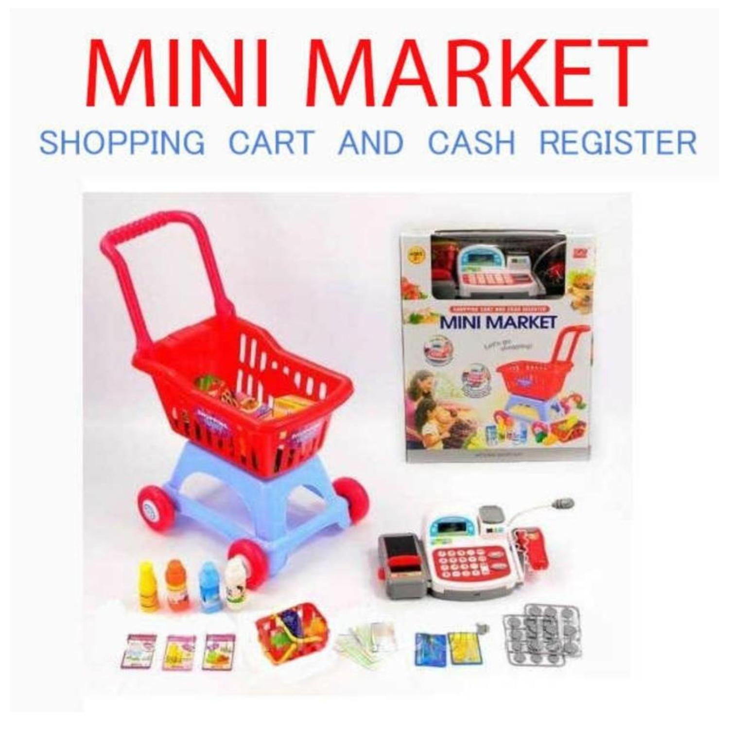 Juguete Caja Registradora Carro Grande Y Accesorios Infantil-5