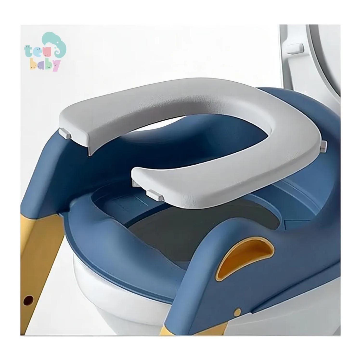 Escalera Asiento Pelela Entrenador Infantil Plegable Acolchada-2