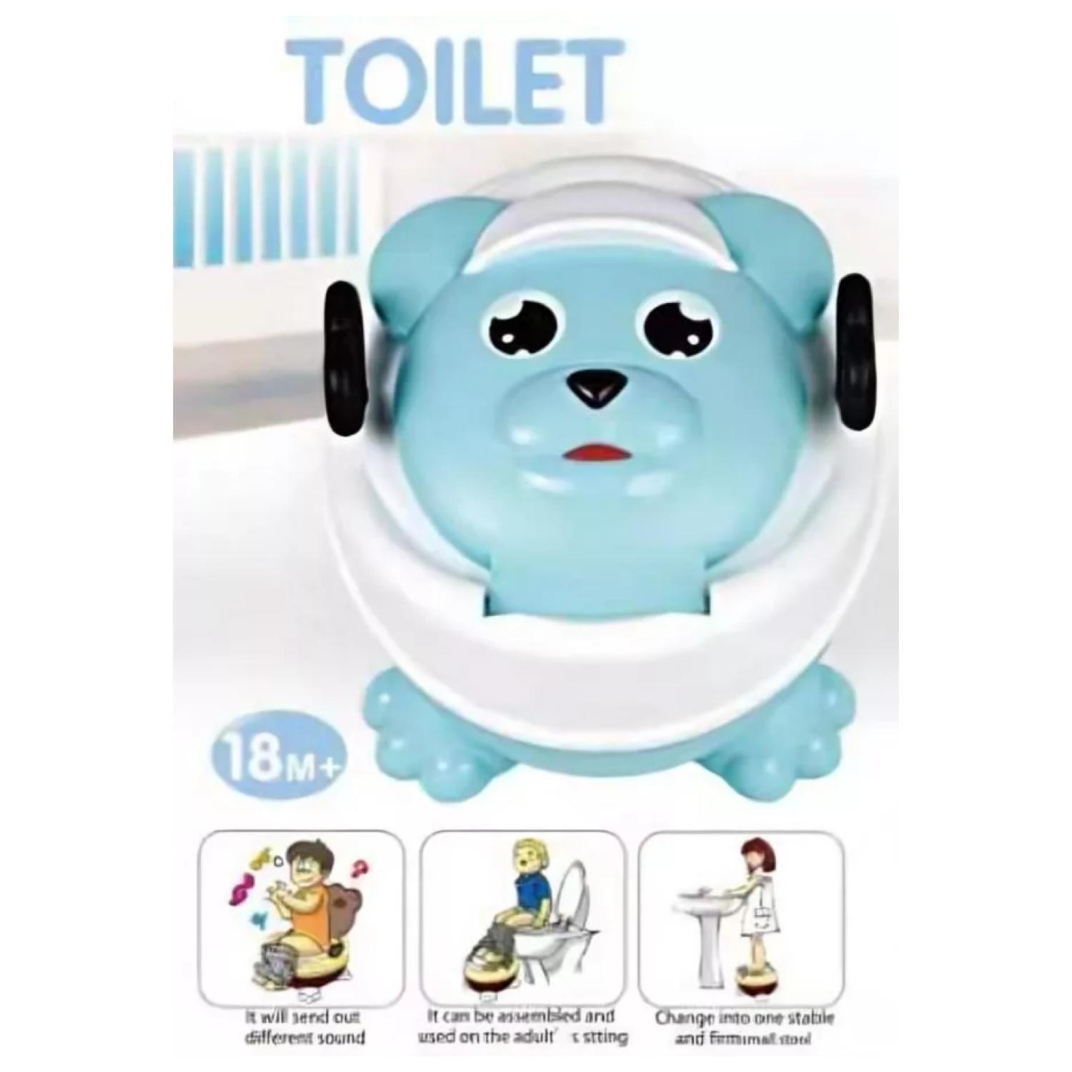 Pelela Bacinica Con Luces Y Musica Oso Azul Infantil-2