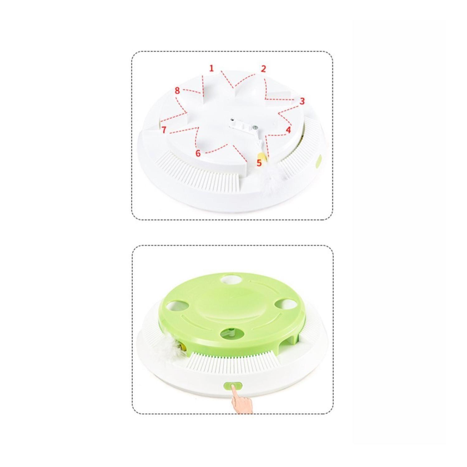Juguete Interactivo Bola Loca Para Gatos Mascotas-2