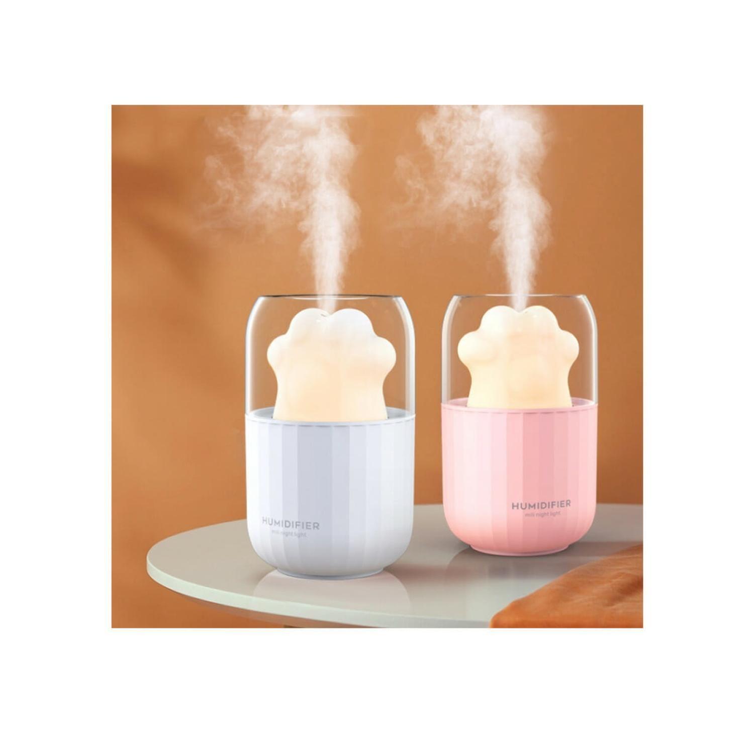 Humidificador 300ml Figura Patita De Gato Colores-2