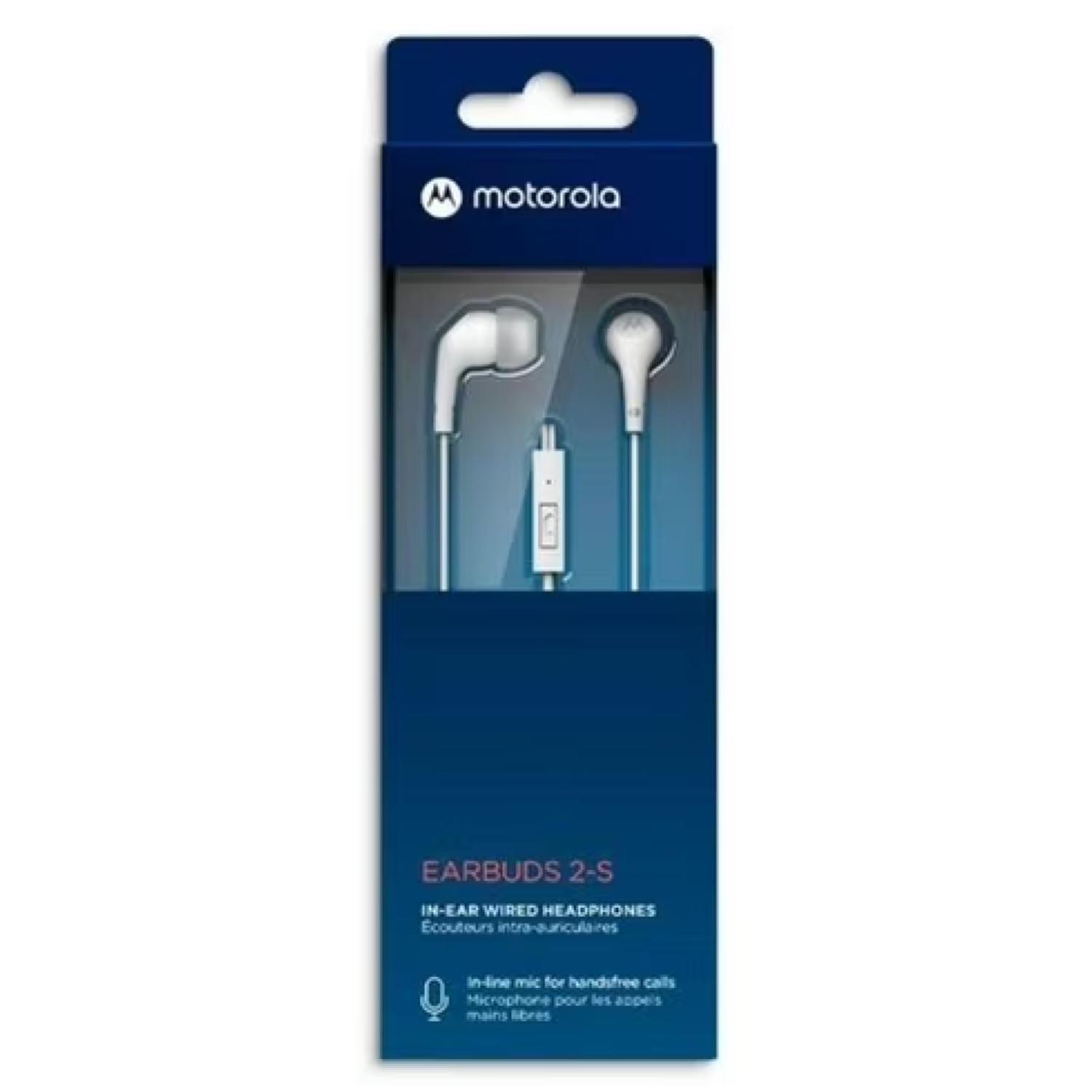 Audifono Manos Libres Jack 3.5 Blanco Earbuds 2 -2