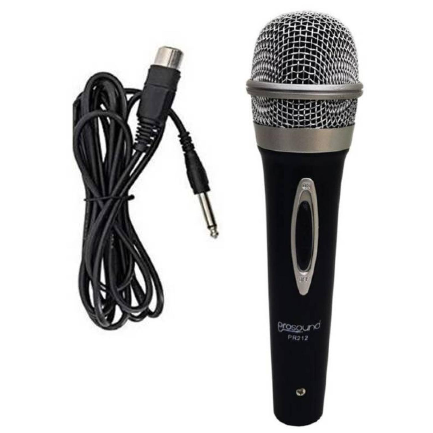 Microfono Unidireccional Cable 3Mts Negro -3