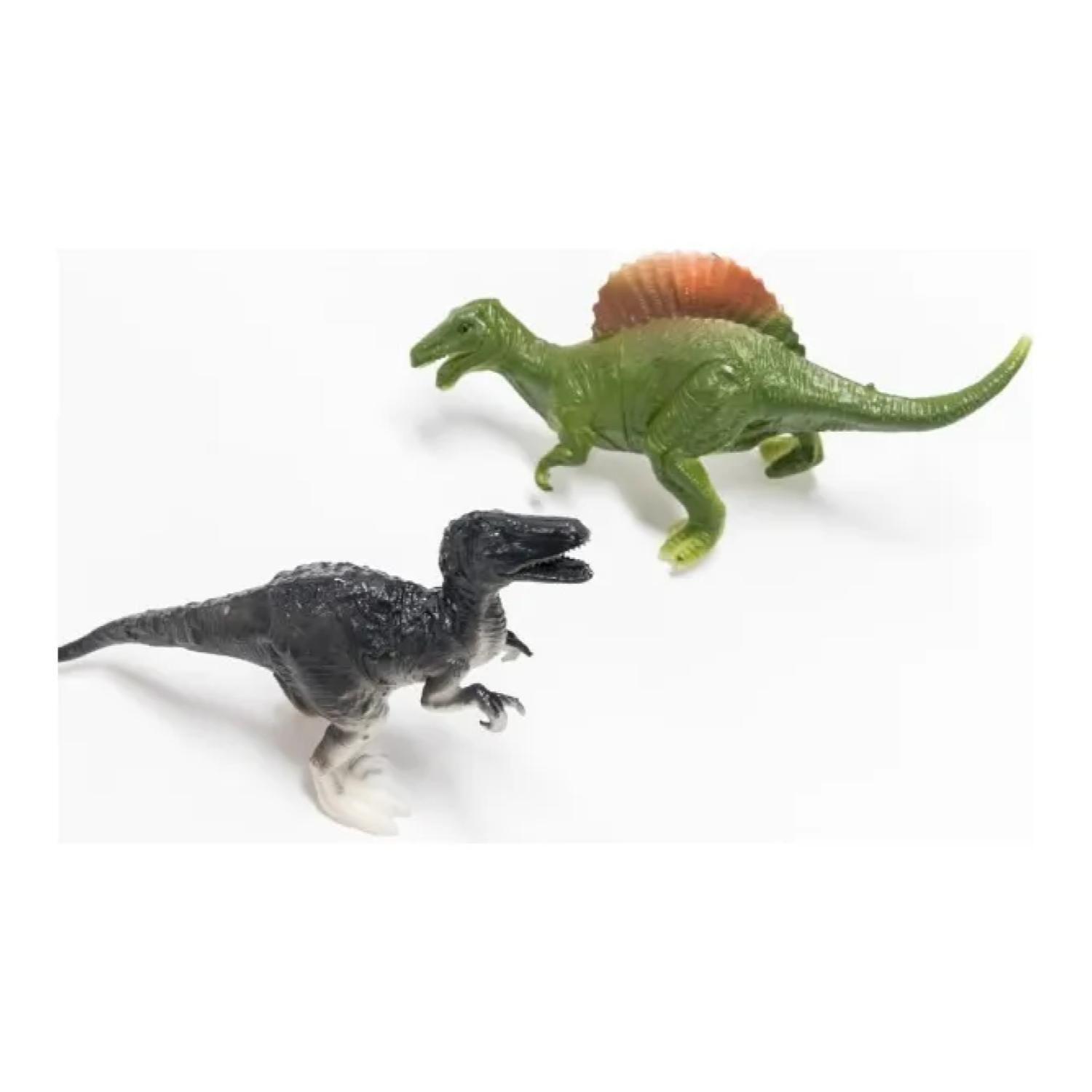 Juguete Pista De Auto Armable Con Dinosaurios Verde Infantil-3