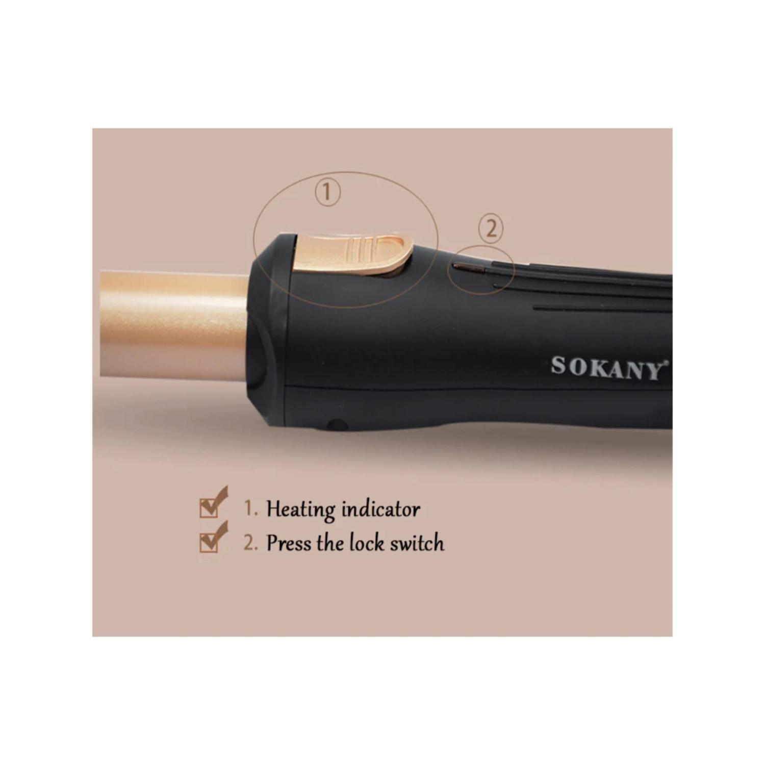 Ondulador Rizador De Pelo Telescopio Portatil HB-787 Sokany-2