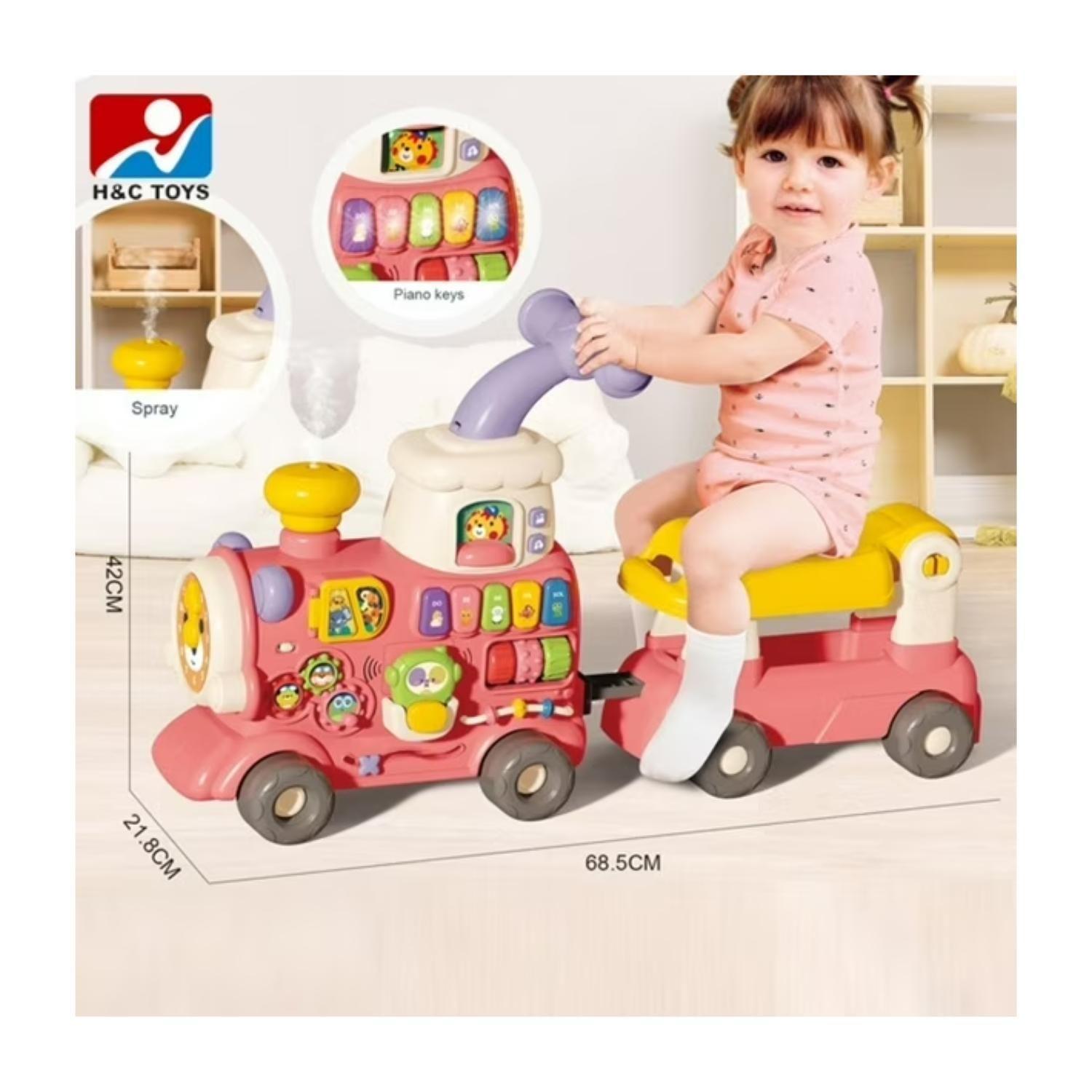 Juguete Caminador Andadera 5 En 1 Didactica Rosado Infantil-2