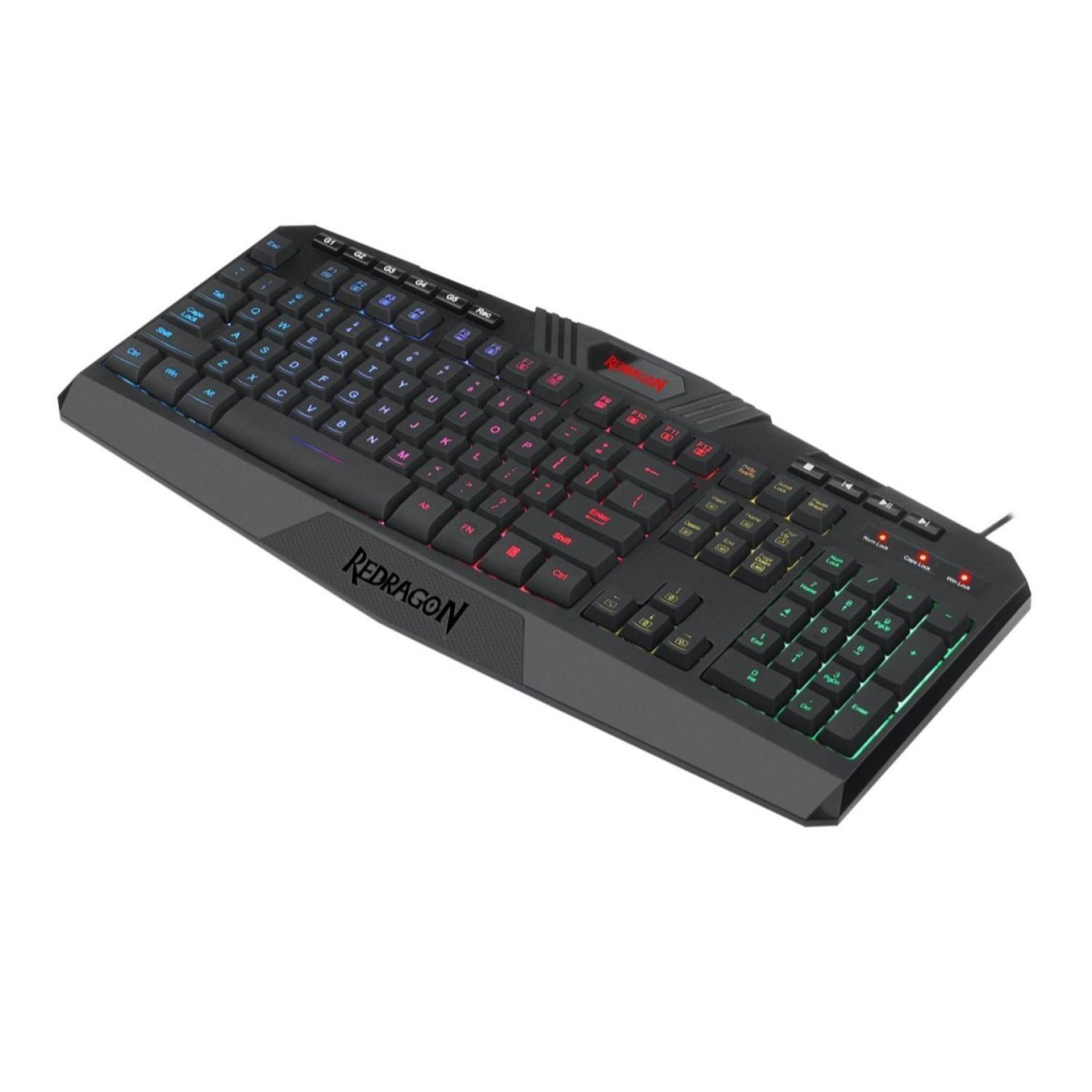 Teclado Mecanico Gamer USB RGB Negro Harpe -2