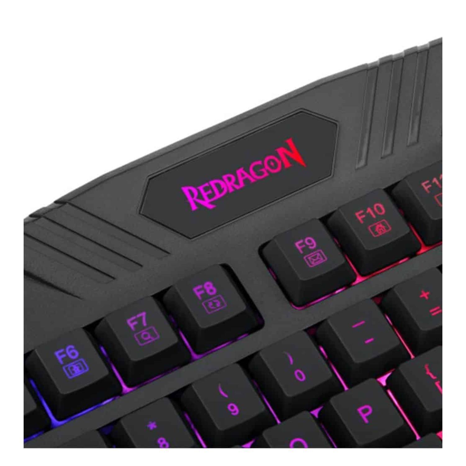 Teclado Mecanico Gamer USB RGB Negro Harpe -3