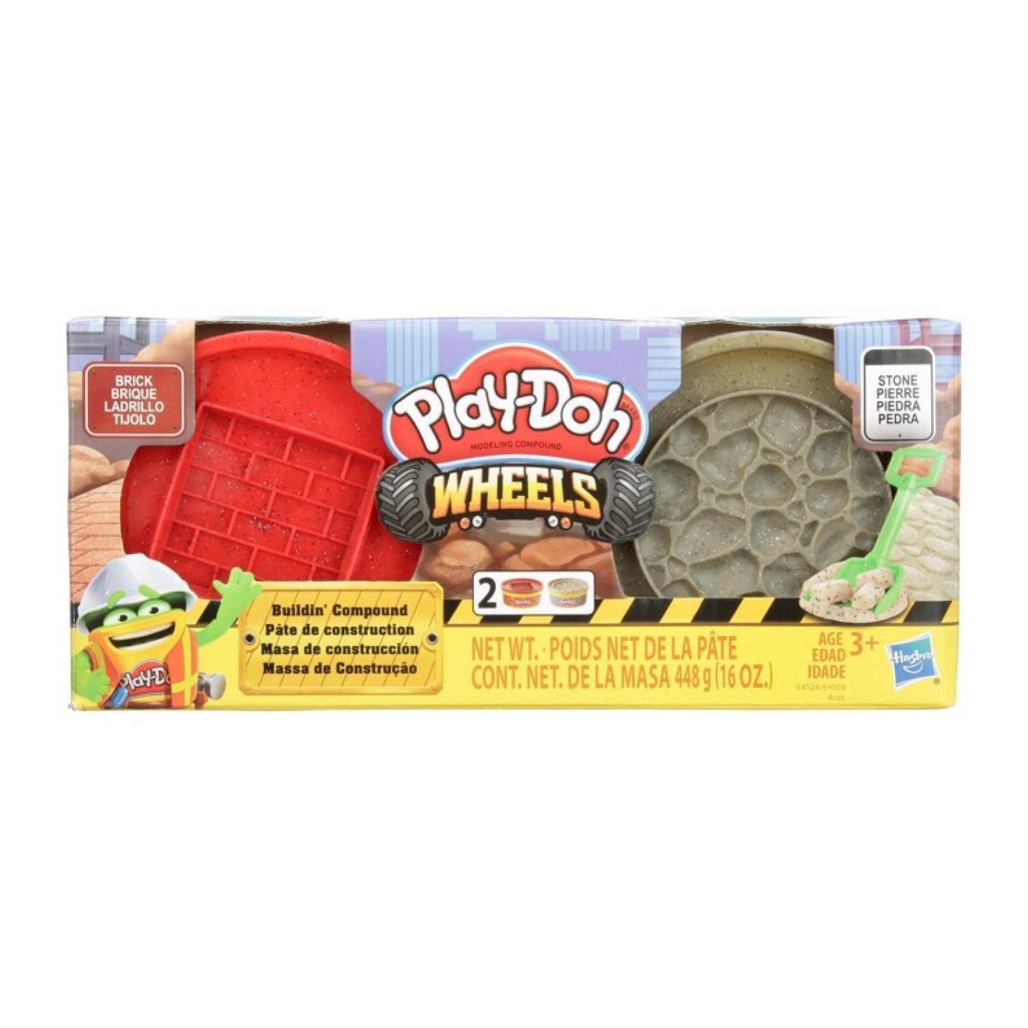 Juguete Masas De Construccion Roja Gris Plasticina Infantil-3