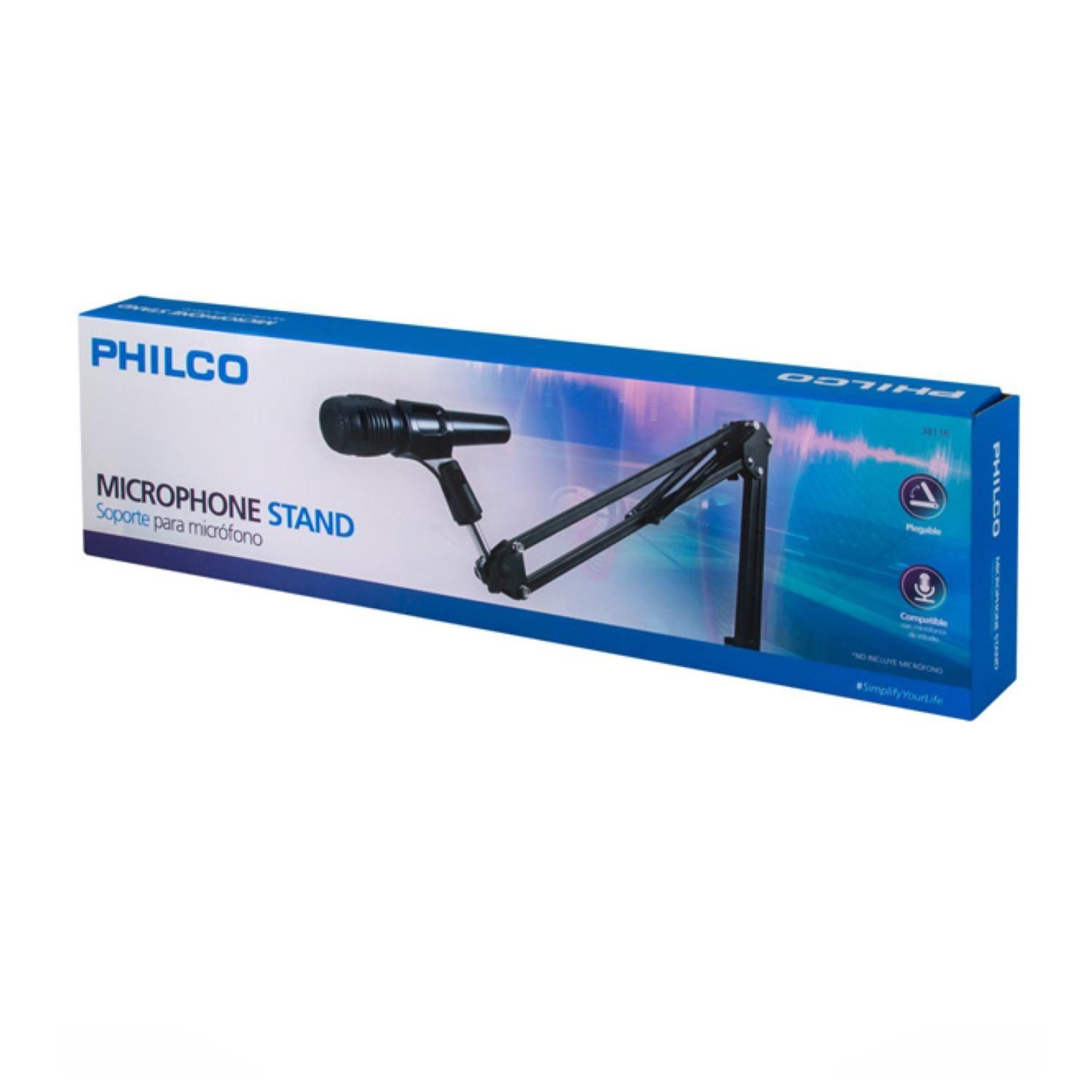 Stand Atril Metalicoc Flexible Para Microfonos Negro -3