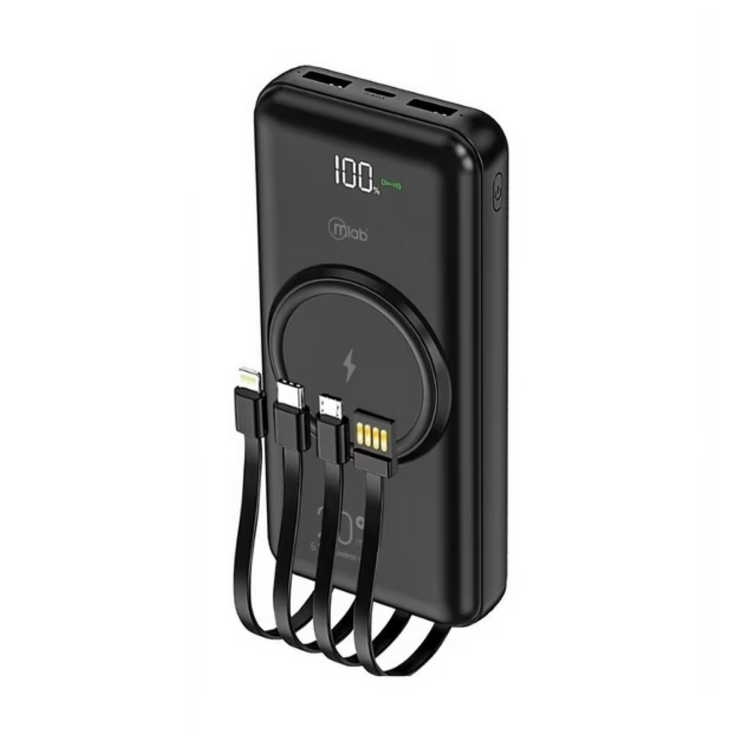 PowerBank Cargador Portatil 20000mAh 4C 2.4A Mlab-2