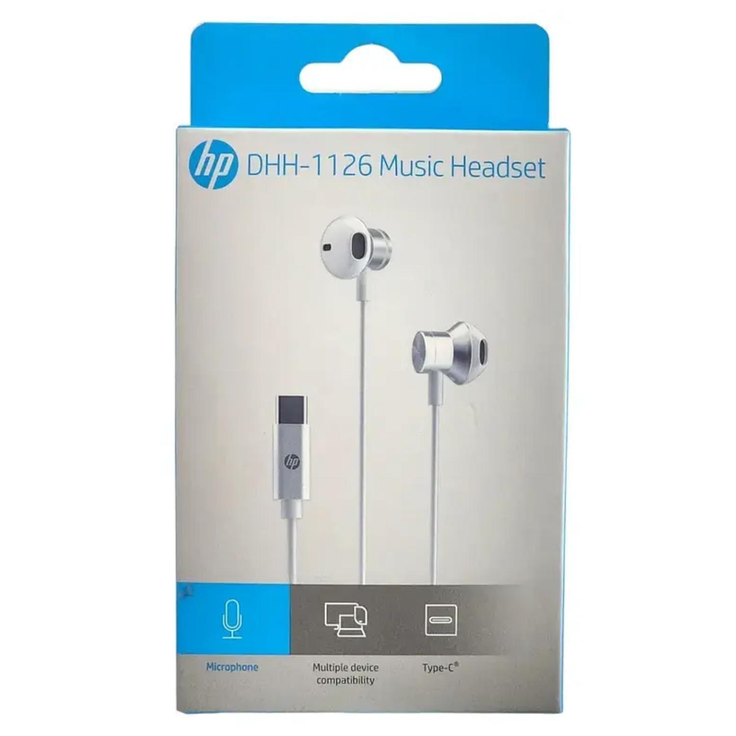 Audifonos Alambricos  Manos Libres USB C Blanco DHH-1126-0