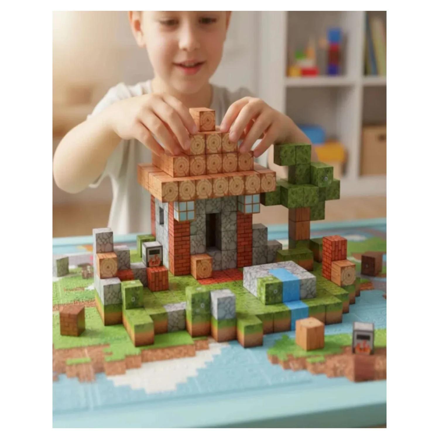Juguete Bloques Magneticos 312pcs Escenas Infantil-2