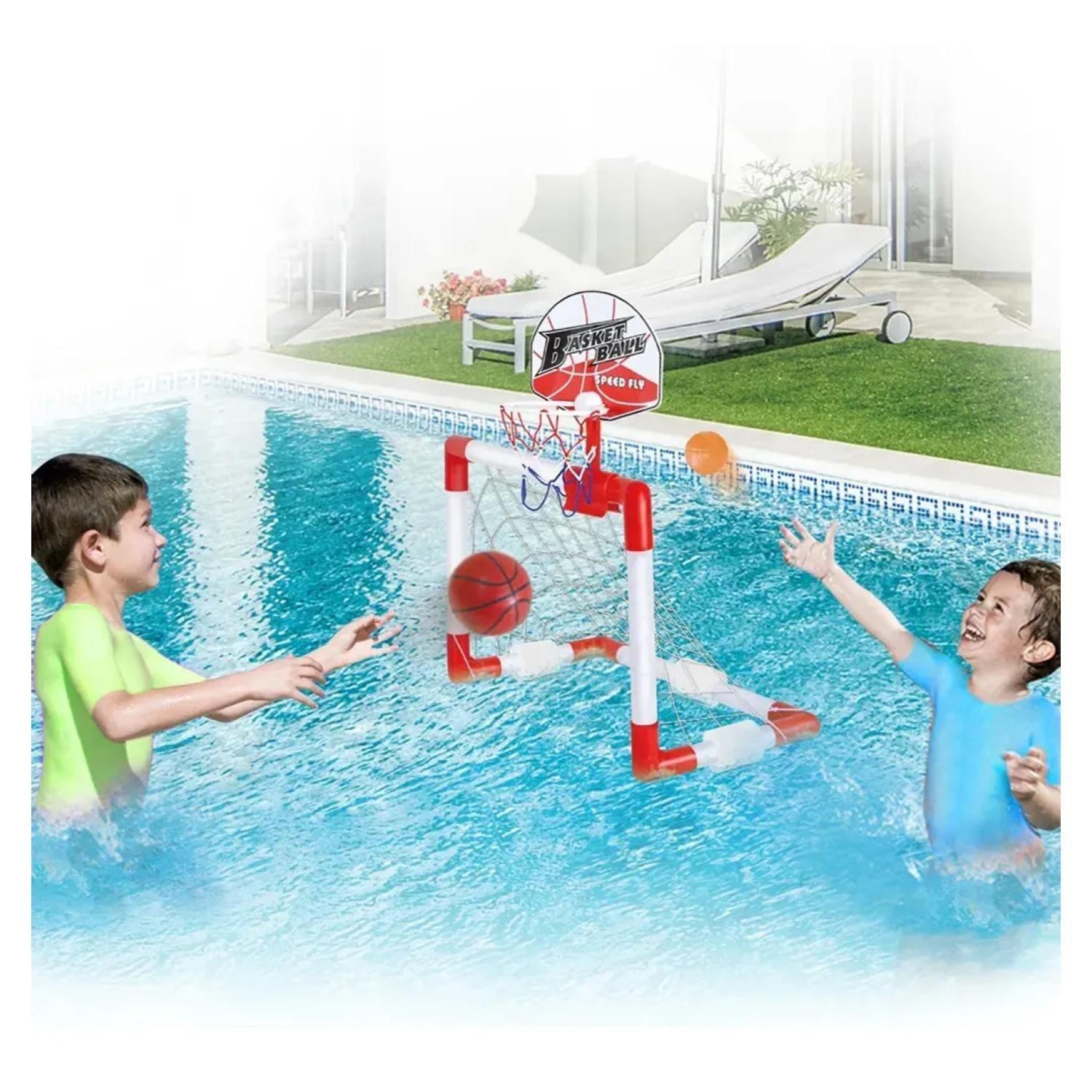 Juguete Arco 2 En 1 Para Piscina Con Pelotas Infnatil-2