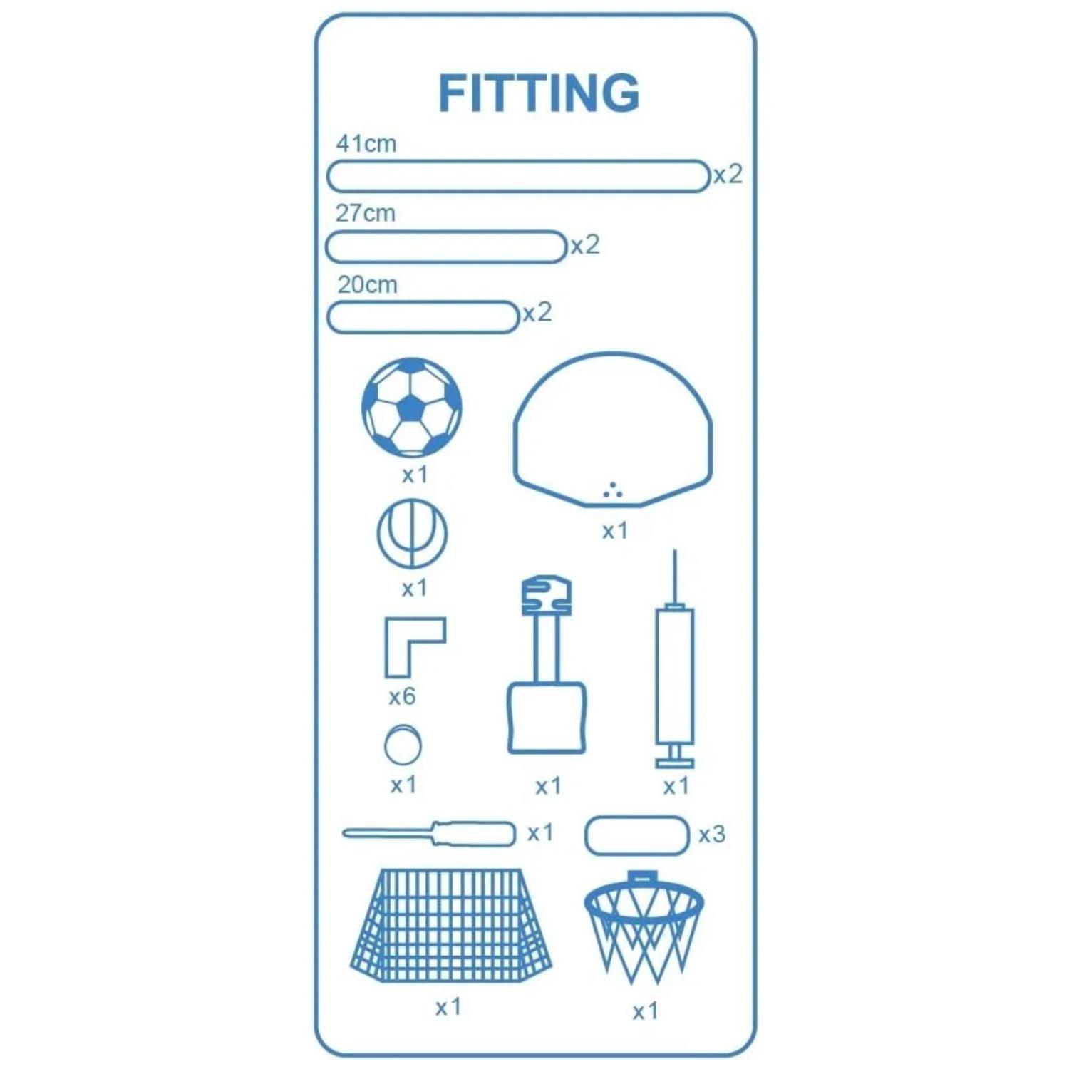 Juguete Arco 2 En 1 Para Piscina Con Pelotas Infnatil-5