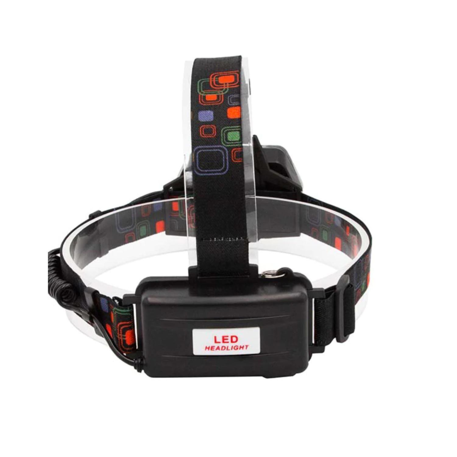 Linterna LED 1000 Lumenes De Cabeza Tipo Cintillo 3 Modos De Luz 59130 -2