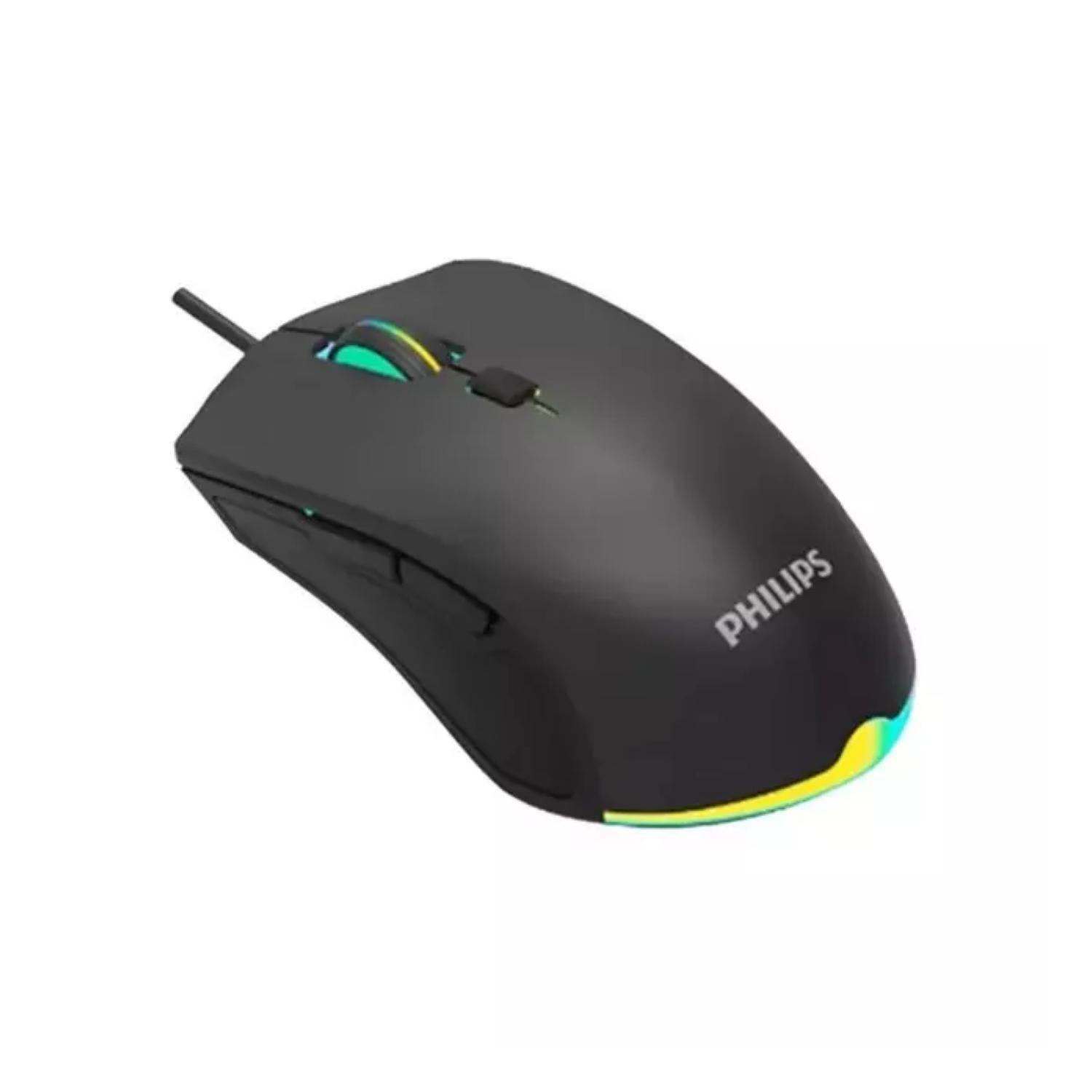Mouse Gamer USB 6 Botones Negro SPK9404 G404 Philips-1