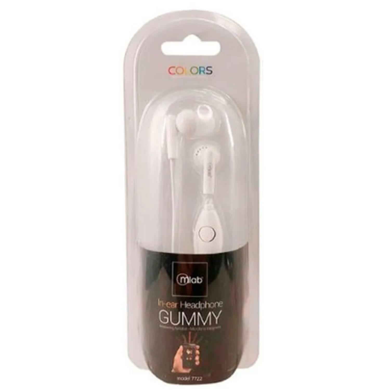 Audifonos Manos Libres Jack 3.5 In Ear Blanco Gummy-2