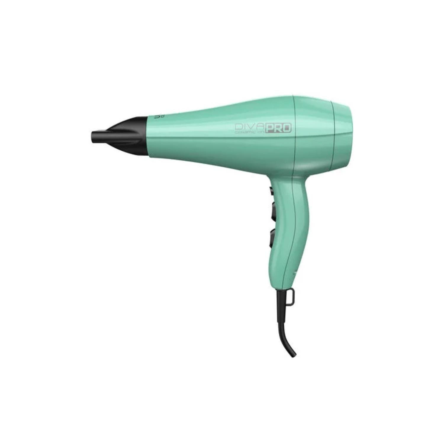 Secador De Pelo 2200W 2Vel 3Temp Salon Diva Pro Turquesa-0