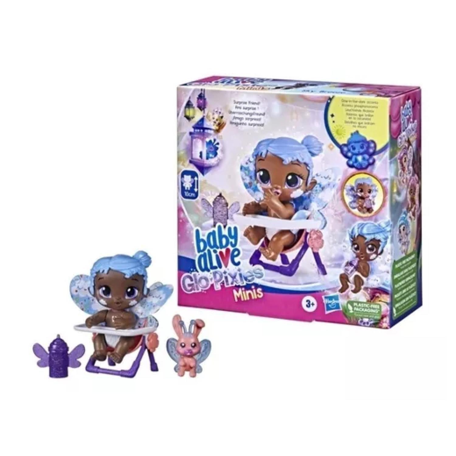Juguete Muñeca Ada Baby Alive Glo Pixies Minis Sky Breeze-2
