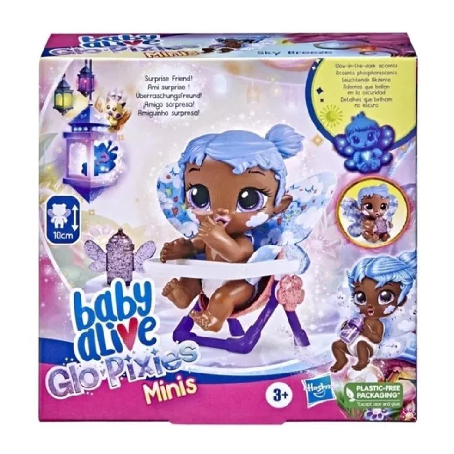 Juguete Muñeca Ada Baby Alive Glo Pixies Minis Sky Breeze-3