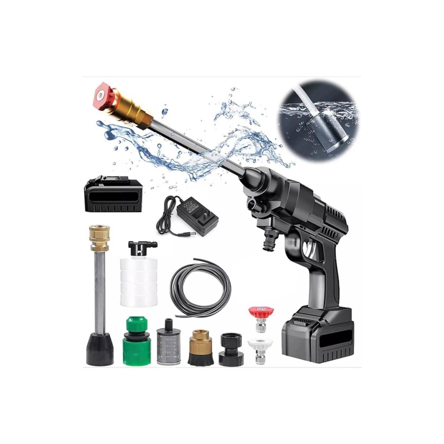 Hidrolavadora Inalambrica Portatil Recargable 70Bar 1500W-1