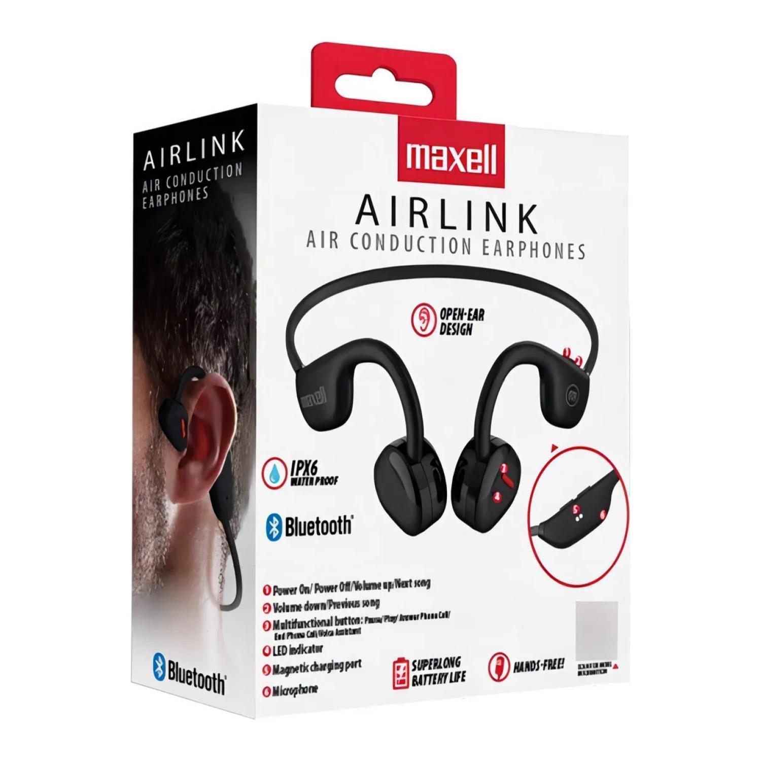 Audifonos Bluetooth InEar Deportivos Negro Airlink Maxell-2